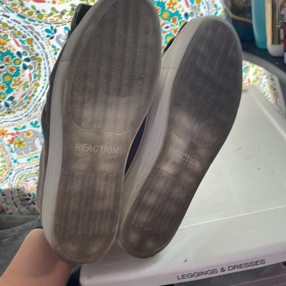 8.5 Kenneth Cole reaction leather upper platform bow sneaker shoes - Picture 6 of 6